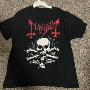 Mayhem Black Graphic Tee - Short Sleeve